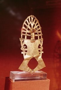 Pectoral, Muisca Culture, 1100-1500 (guld)